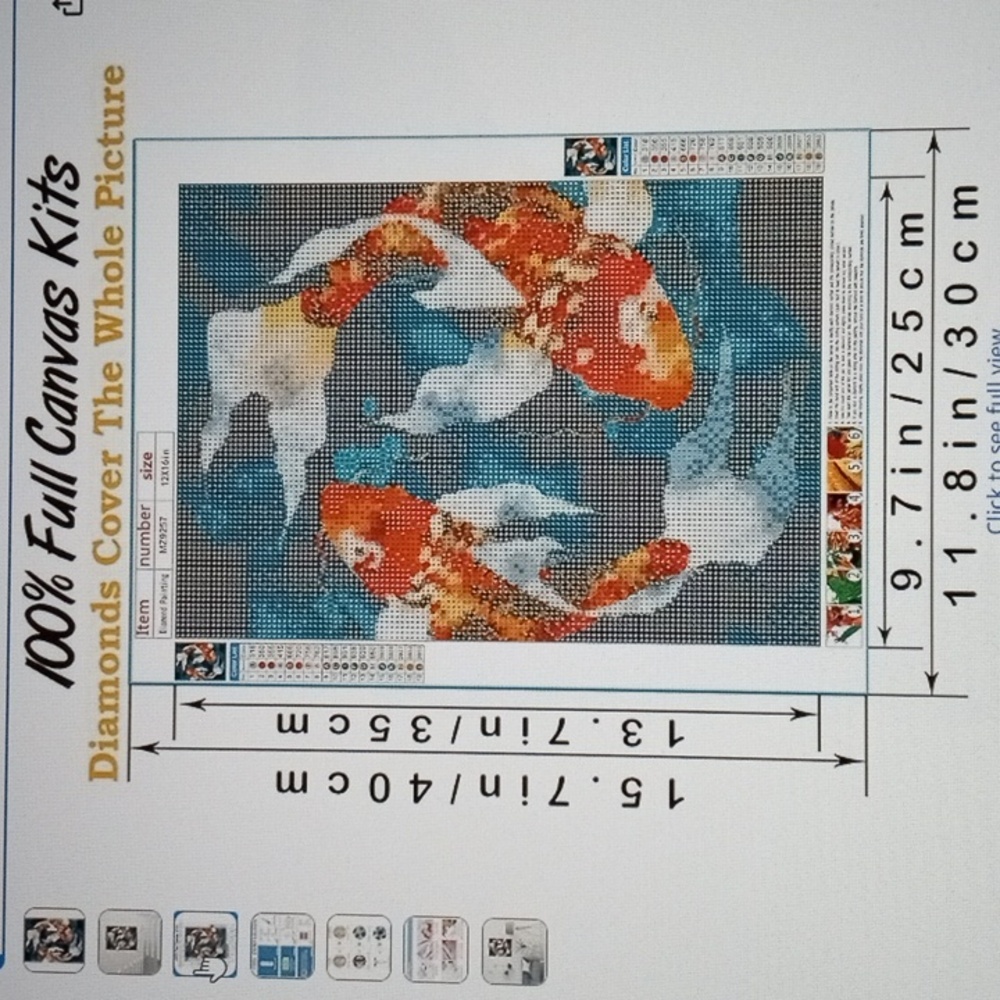 4-Sets Complete Embroidery & Diamond Painting Hobbyists Unused Four Complete Set - Picture 7 of 12